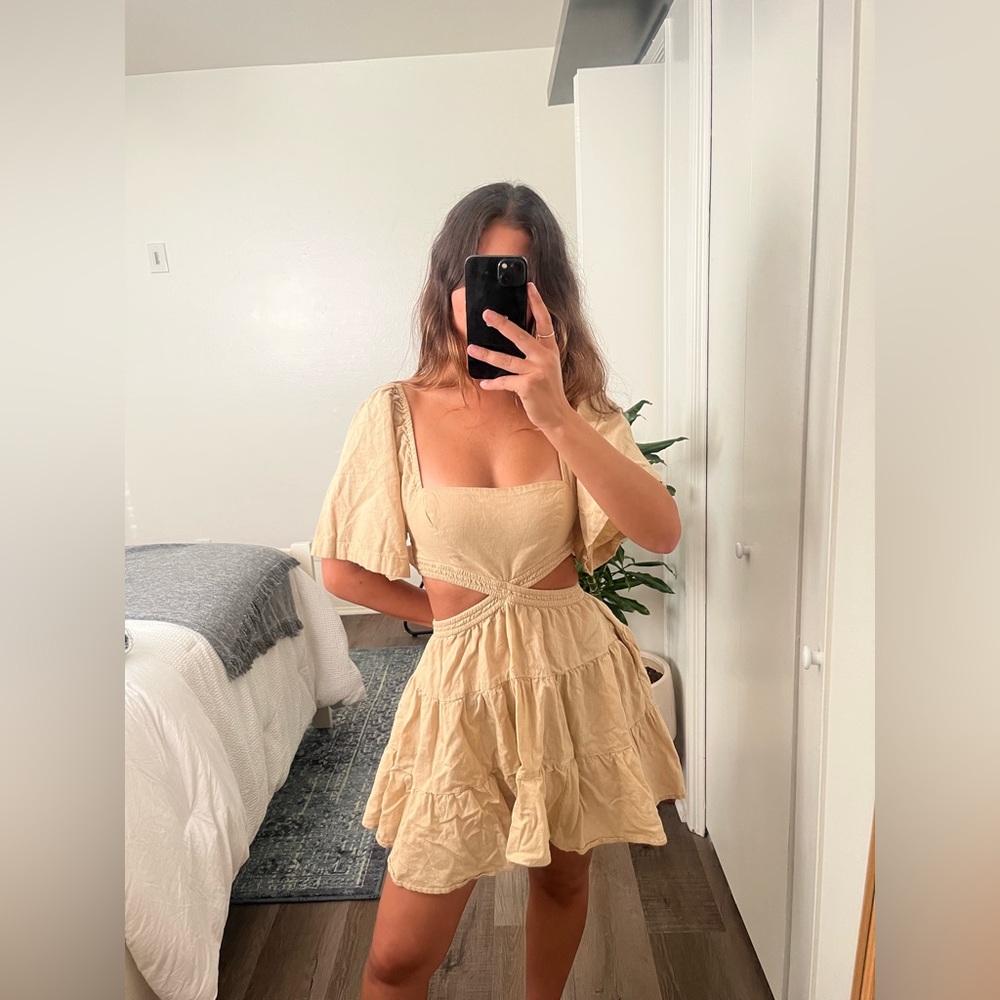 Free People Dress XS Yellow